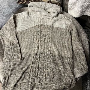 Ladies cowl neck sweater